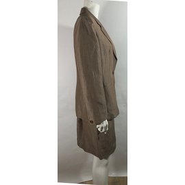 Max Mara-Skirt suit-Brown,Taupe