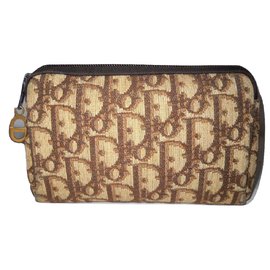 Christian Dior-Wallets Small accessories-Brown,Beige
