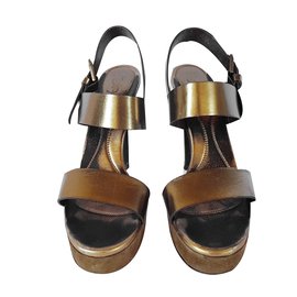 Yves Saint Laurent-sandals-Green