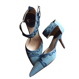 Christian Dior-Zapatillas-Azul