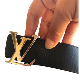 Louis Vuitton-Cinturones-Castaño