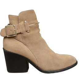 Balenciaga-Bottines-Beige