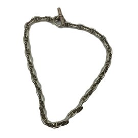 Hermès-Halskette von Chaîne d'Encre-Silber