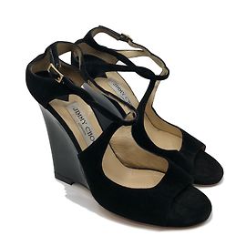 Jimmy Choo Wedge sandals Black