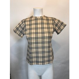 Burberry-T-Shirt-Beige