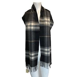 Burberry Kaschmir Schal Black Check Andere
