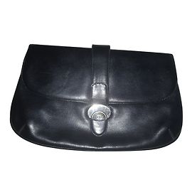 Pochette Gucci en cuir noir Noir
