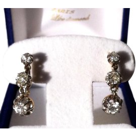 Autre Marque-VINTAGE earrings-Golden