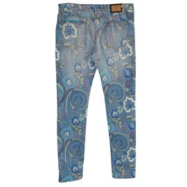 Etro-Pantalones-Azul