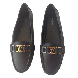 Louis Vuitton-Loafers-Navy blue