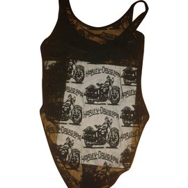 Autre Marque-Harley Davidson Bodysuit-Black