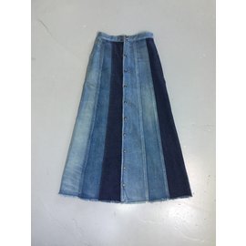 Yves Saint Laurent-Skirt-Blue