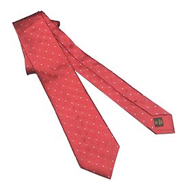 Cravate Louis Vuitton Monogram en soie rouge Rouge