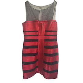 Robe rouge en polyester Bcbg Max Azria Rouge