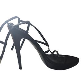 Hugo Boss Black Leather Sandals Black
