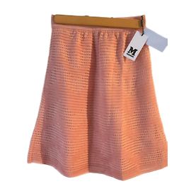 Jupe Missoni Corail en Polyamide Taille 42 Corail