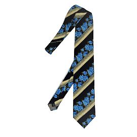 Kenzo Cravate Bleu Bleu Marine