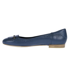 Balenciaga-ballerina flat shoes-Blue