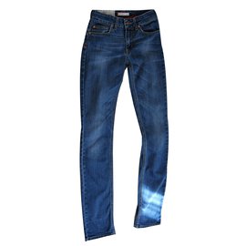 Vaqueros Liu.Jo Bottom Up Azules Algodón Azul