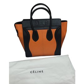 Céline-Bagagem Micro-Laranja