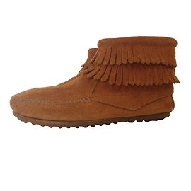 Bottines Minnetonka en daim marron Marron