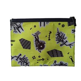 Clutch Kenzo Monster Tools Roxo Amarelo Roxo Amarelo