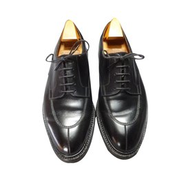 JM Weston-Lace ups-Black