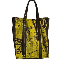 John Galliano Handbag Yellow