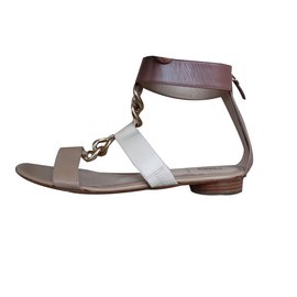 Fendi-sandals-Brown,Beige,Cream