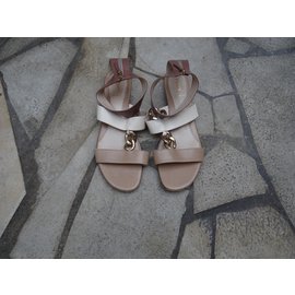 Fendi-sandals-Brown,Beige,Cream
