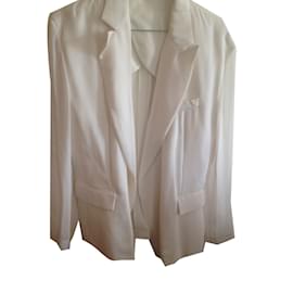 Céline White Cotton Jacket White