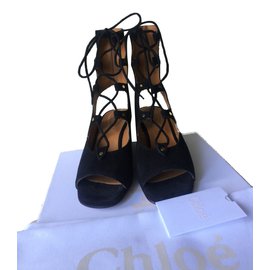 Chloé-Sandales-Noir