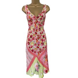 Gerard Darel Vestito Rosa Multicolore Verde