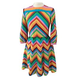 Valentino Vestido Multicolor