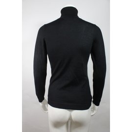 Eric Bompard-jersey de cuello alto-Negro