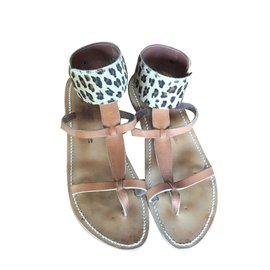 K Jacques sandals Leopard print