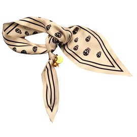 Alexander Mcqueen-Scarves-Cream