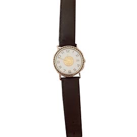 Relógio Hermès em Ouro Branco Branco