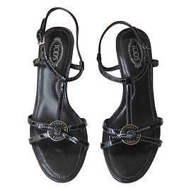 Tod's Sandalen Schwarz