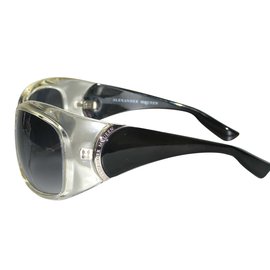 Alexander Mcqueen-Sunglasses-Black,Grey