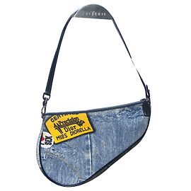 Christian Dior Pochette saddle Bleu