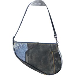 Christian Dior-Saddle Clutch bag-Blue
