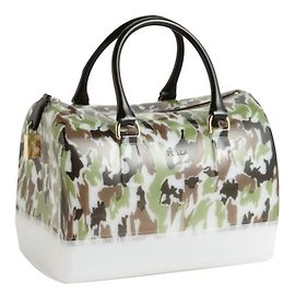 Furla Candy Marron Noir Blanc Kaki