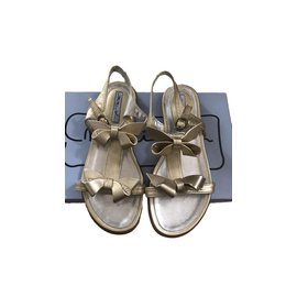Autre Marque-Kids Sandals-Golden