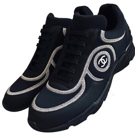 Chanel-sneakers-Black