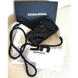 Sonia Rykiel-Clutch Bag-Black