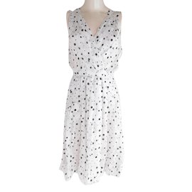 Givenchy-Kleid mit Schulterwickel-Schwarz,Weiß
