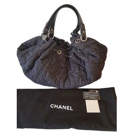 Chanel-Handbag-Grey