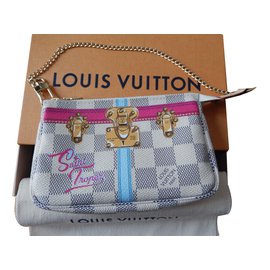 Louis Vuitton-Clutch Bag-White