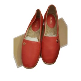 michael kors leather espadrilles